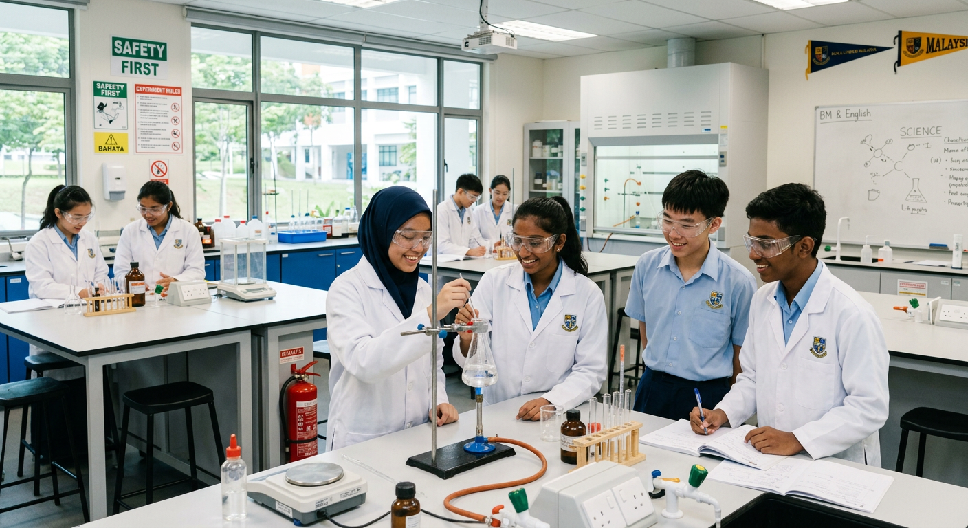 Science lab experiment